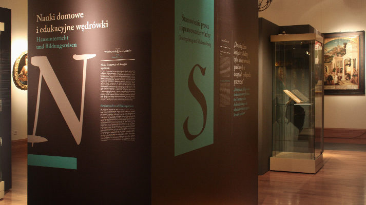 modułowe systemy wystawiennicze projekt wystawy szlachta śląska muzeum miedzi rozwiązania wizualne edukacja