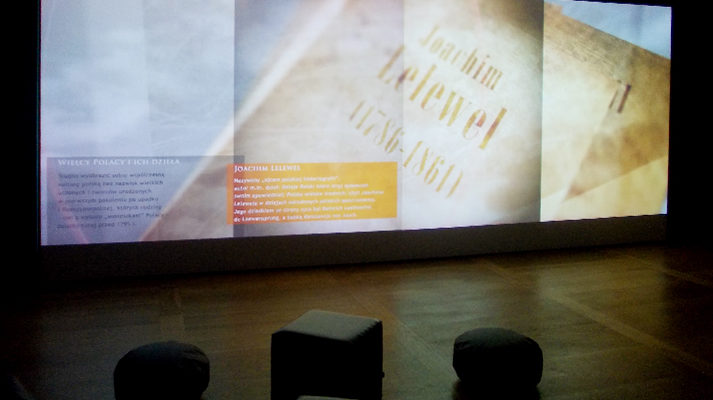 projekt wystawy zamek królewski warszawa pod wspólnym niebem multimedia