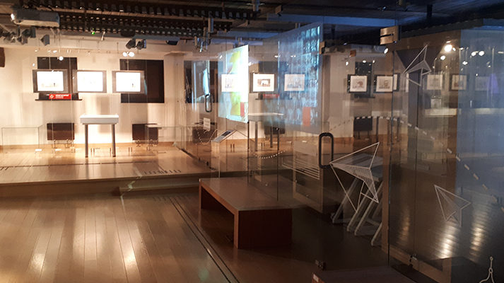 modułowe systemy wystawiennicze realizacja muzeum papieru duszniki szklane gabloty ścianki
